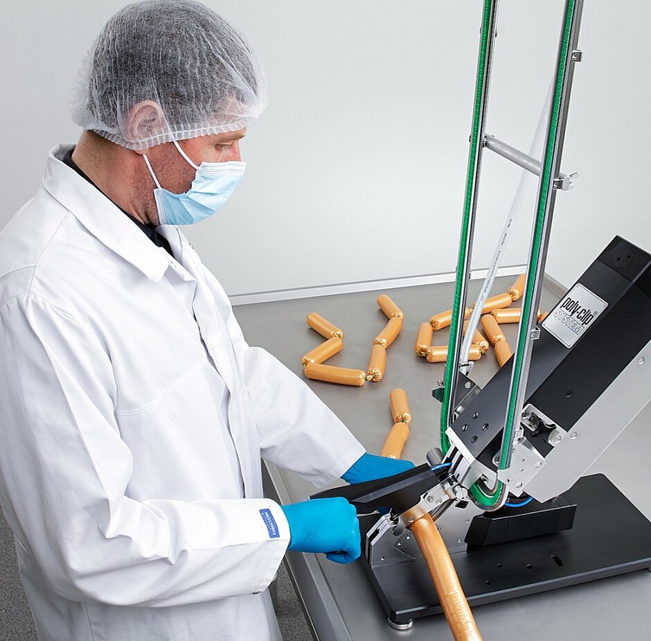 Halbautomatische Clip-Maschine von Poly-clip