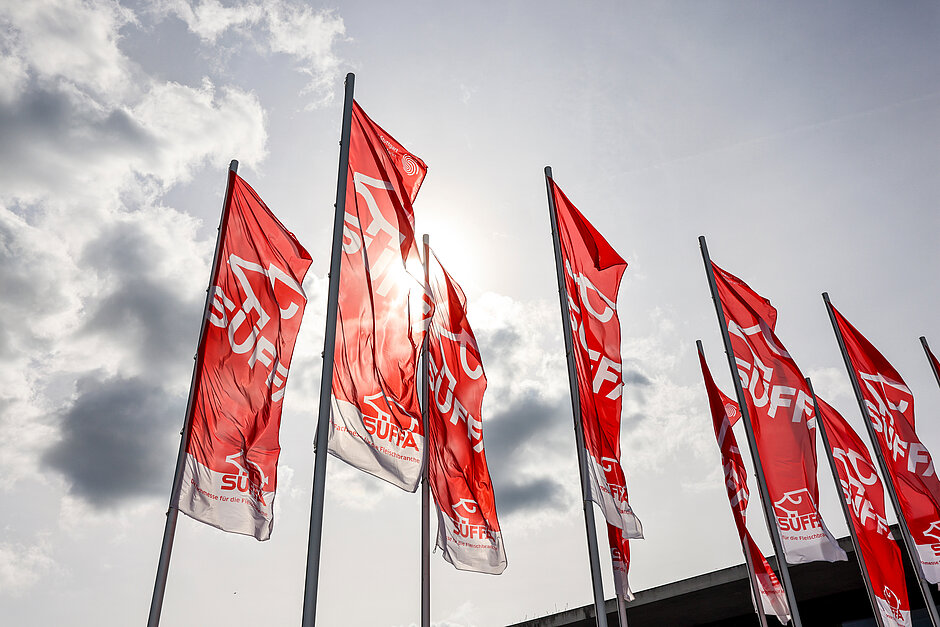 Fahnen mit dem SÜFFA-Logo