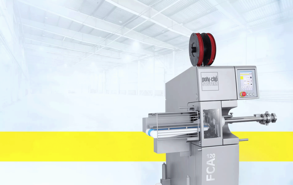 Poly-produkt Cllipping maschine